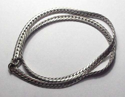 Thick Sterling Silver Chain With Makers Mark