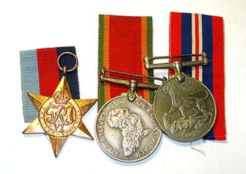 WWII Trio To  F.C Lagenstrass ( 562537 ) - With Copy of His File