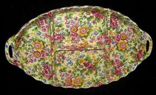 Stunning Chintz Snack Tray by Royal Winton " Cheadle "