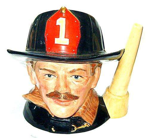 Large Royal Doulton Toby Jug " The Fireman"  - Mint Condition