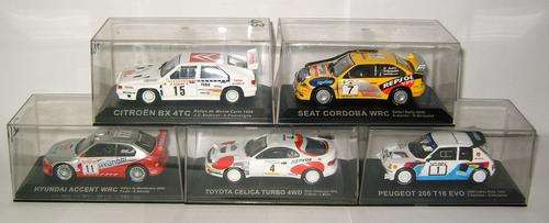 1:43 Scale - Collection of 5 Rally Cars - One Bid For the Lot