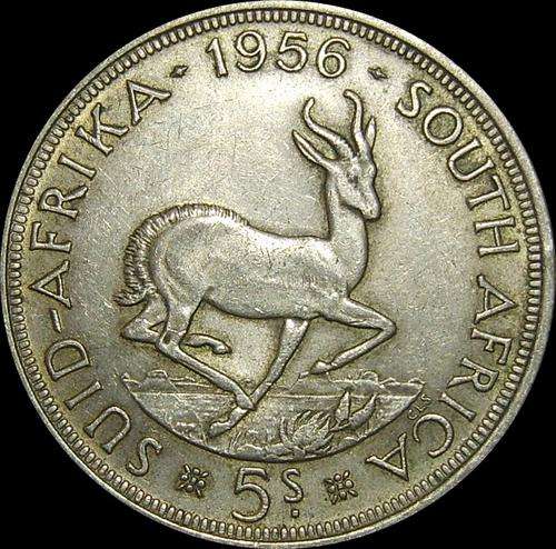 50% Silver - 1956 Union of South Africa Silver Crown