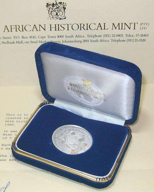 Great Britain - 1988 80TH Birthday of the Queen Mother - Silver Medallion