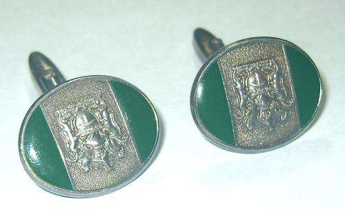 Rhodesia Sterling Silver Cufflinks - Excellent Condition