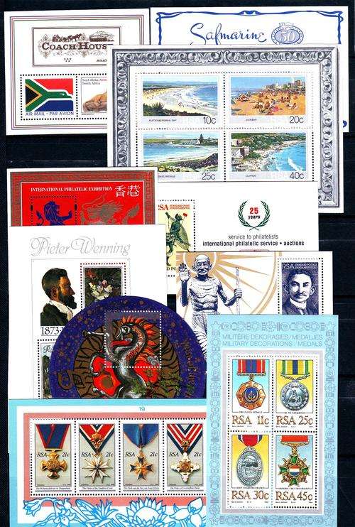 Collection of 10 RSA Mini-Sheets