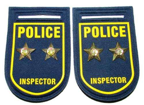 South Africa Police Shoulder Flash Pair