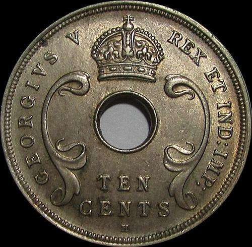 East Africa 1912 Ten Cent