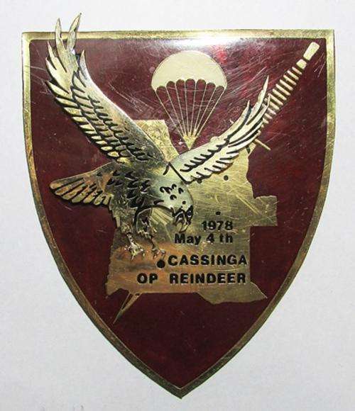 May 4 1978 Cassinga Op Reindeer Commemorative Plaque