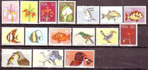 RSA 1974 2nd Def. Issue Complete MNH