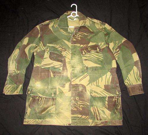 Big Size ( Size 4 ) - Rhodesia Camo Combat Jacket Made by John Rowett & Sons