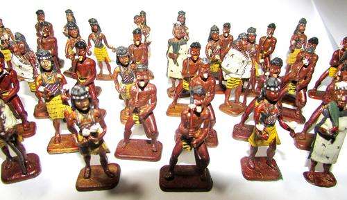 Collection of 40 Lead Figurines - Made in New Zealand