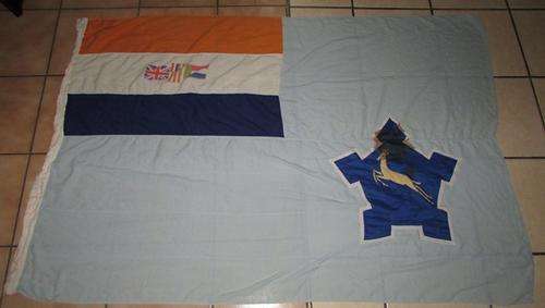 Large Old South Africa Ceremonial Flag