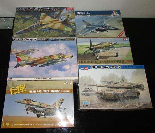 Collection 1 of 6 Model Kits - Please read description