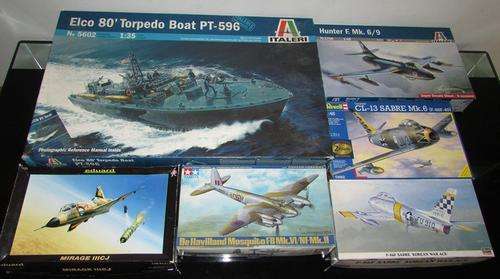 Collection 2 of 6 Model Kits - Please read description