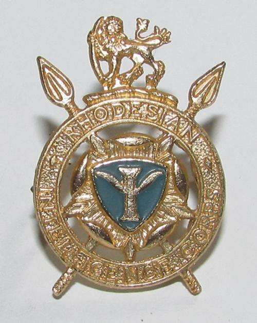 Rhodesian Intelligence Corps Collar Badge