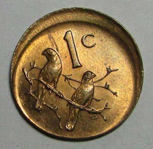 Error Coin -  Republic of South Africa 1c Piece