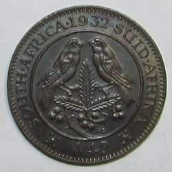 1932 Union of South Africa 1/4 Penny