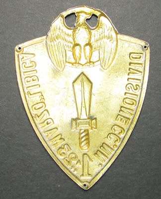 Italy - Italian WW2 Facist Black Shirts Libian Division Shield