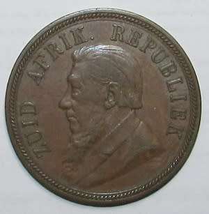 1892 ZAR Brown Penny