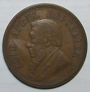 ZAR 1892 Brown Penny