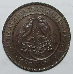 1923 Union of South Africa 1/4 Penny