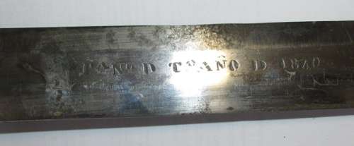 Spanish Plug Byonet with Sheath - Dated 1840
