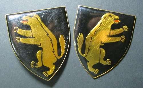 SADF - 1 SA Infantry Shoulder Flash Pair
