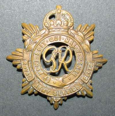 Royal Army Services Cap Badge
