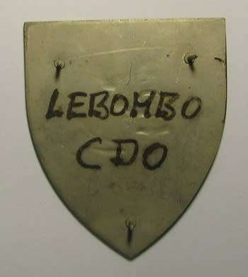 SADF - Lebomba Commando Shoulder Flash