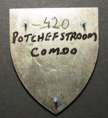 SADF - Potchestroom Commando Shoulder Flash