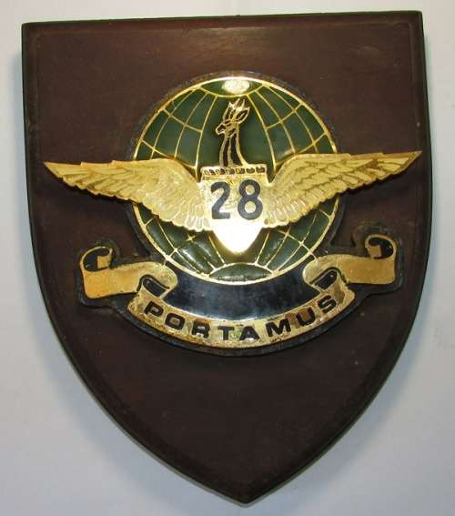SAAF 28 Squadron Plaque