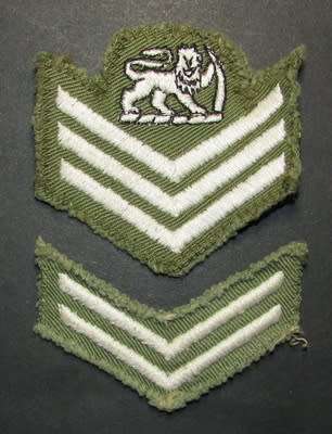 Rhodesian Army Rank Badges