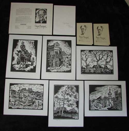 Very Nice Gregoire Boonzaier Lot - Hand Signed in Pencil