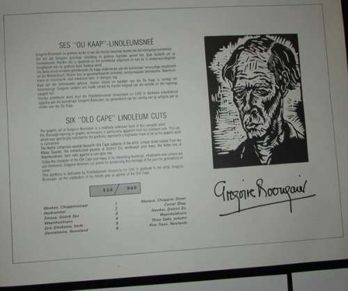 Very Nice Gregoire Boonzaier Lot - Hand Signed in Pencil