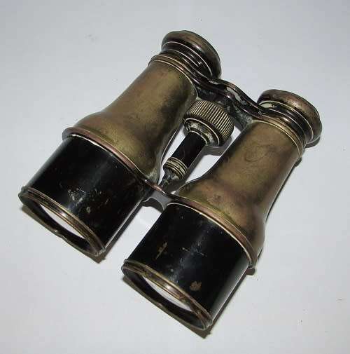 Collection of 3 Boer War Era Binoculars - Sold as a Lot