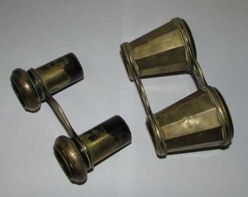 Collection of 3 Boer War Era Binoculars - Sold as a Lot