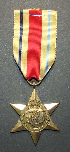 World War Two Full Size Africa Star