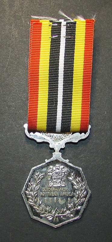 SADF - Full Size Southern Africa Medal with Miniature - Numbered 017247