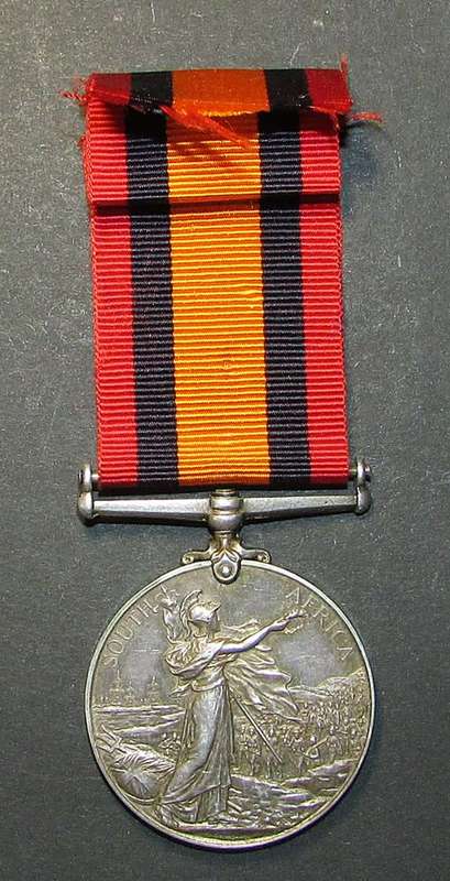 Full Size QSA Medal to: 29601 Clr.Sergt: R.Scaddon.Rand Rifles