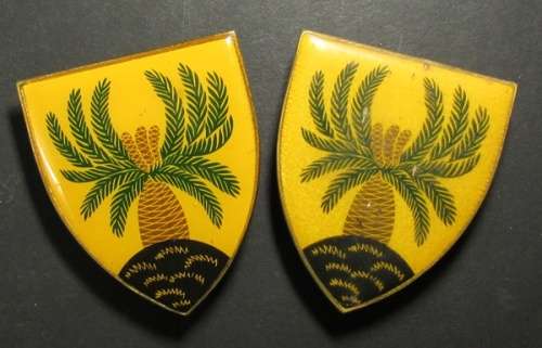 SADF - 4 SA Infantry Shoulder Flash Pair