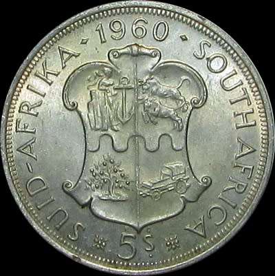 1960 Union of South Africa Silver Crown