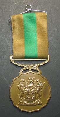 SADF - Full Size Good Service Medal - Numbered 82846