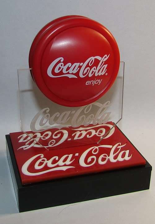" Coca-Cola " Yo-Yo in Custom Display Case