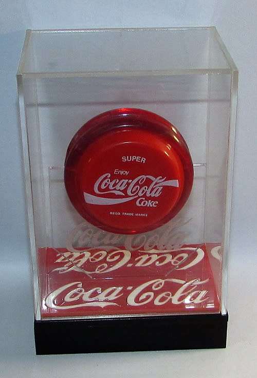 " Coca-Cola Super " Yo-Yo in Custom Display Case