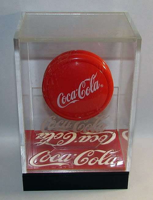 " Coca-Cola " Yo-Yo in Custom Display Case