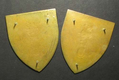 SADF - 1 Construction Regiment Shoulder Flash Pair
