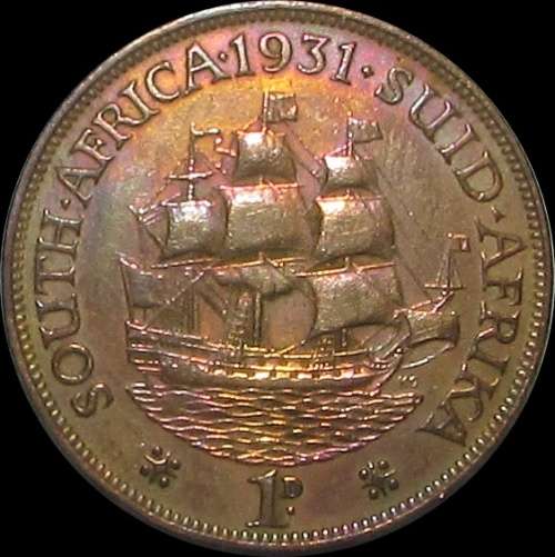 1931 Union of South Africa Penny