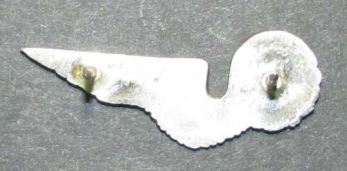 SADF - Parachute Instructor Silver Mess Dress Wing - Introduced 1962