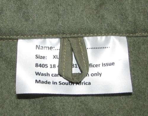 SADF - Officers Bunny Jacket - Sixe XL ( MINT )