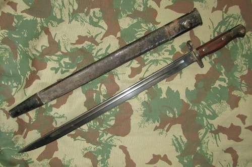 Pattern 1907 Bayonet with Scabbard